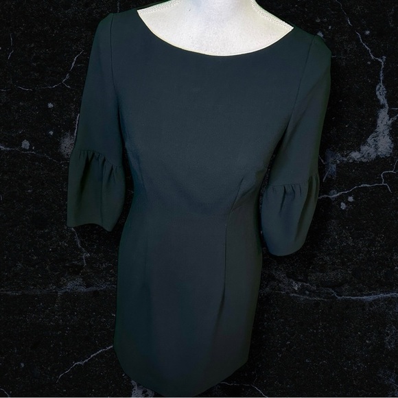 NWT Black Halo ‘Mooreland’ Mini Puff Sleeve Shift Dress in Black Size 0 - Picture 16 of 16